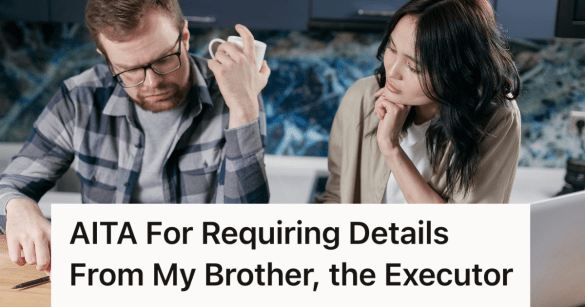 man and woman reviewing finances