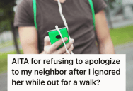 Young Man Ignored His Overbearing Neighbor During A Walk, So The Neighbor Tried To Shame Him By Calling His Mother