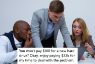 Employee Warned His Company About Low Storage Space On His Data Sensitive Computer, But They Didn’t Listen And Ended Up Losing $22K