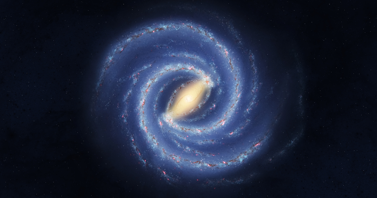 Depiction of Milky Way