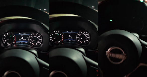 The dashboard of a Nissan Altima