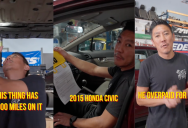 A Mechanic Found Something Unexpected When He Inspected A Honda Civic. – ‘I’ll guarantee you he overpaid for this car.’