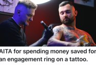 He Had Been Saving Up To Buy His Girlfriend An Engagement Ring, But When They Broke Up He Spent The Money On A Tattoo