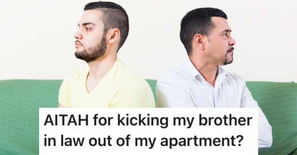 two men giving each other silent treatment