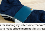 His Niece Didn’t Want To Wear A Specific Kind Of Sock, So He Sent “Back-Ups” He Fears May Be Over The Line