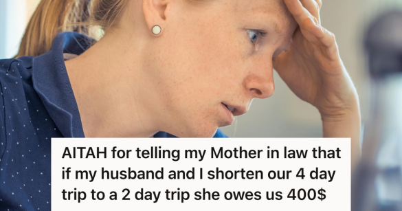 stressed woman with her hand on her forehead