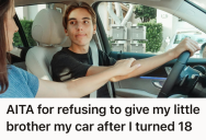 Teen Worked Hard To Pay For Their First Car, So When Their Parents Tried To Guilt Them Into Giving It To Their Younger Brother For Free, They Put Their Foot Down