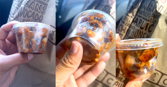 chicken from a chipotle restaurant