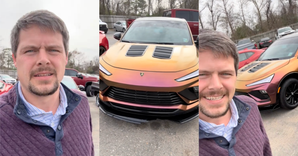 man talking about cars