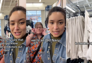 Old Navy Shopper Claimed That The Clothes For Sale Prove That A Recession Is Coming. – ‘They’re trying to get us prepared.’