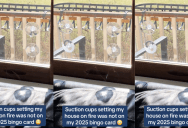 Homeowner Said Her House Caught On Fire Because She Left Suction Cups On Her Window