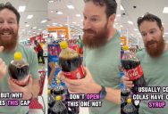 A Target Shopper Explained What’s Behind The Yellow Caps On Some Coke Bottles