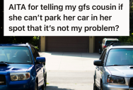 Couple Tried To Find Space For Their New Car, But A Stubborn Relative Decided To Make Life Harder By Creating Unnecessary Drama