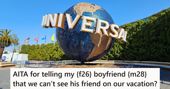 outside Universal Studios