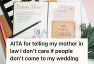 Bride Fell In Love With A Venue That Was Perfect For Her, So She Stood Her Ground Against Her Mother-In-Law’s Judgment