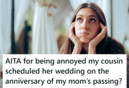 Daughter Was Going To Observe The Anniversary Of Her Mother’s Passing, But Then A Wedding Popped Up On The Same Date