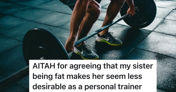 person lifting weights at the gym