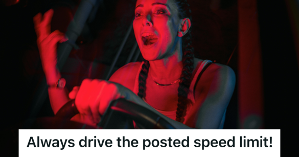 woman having road rage yelling in car