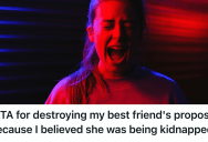 Her Friend’s Fiancé Staged A Kidnapping To Make A Memorable Proposal, But She Fought Back And Caused A Scene Thinking It Was Real
