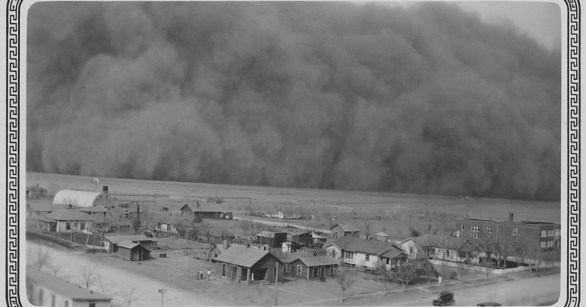 Dust storm in 1935