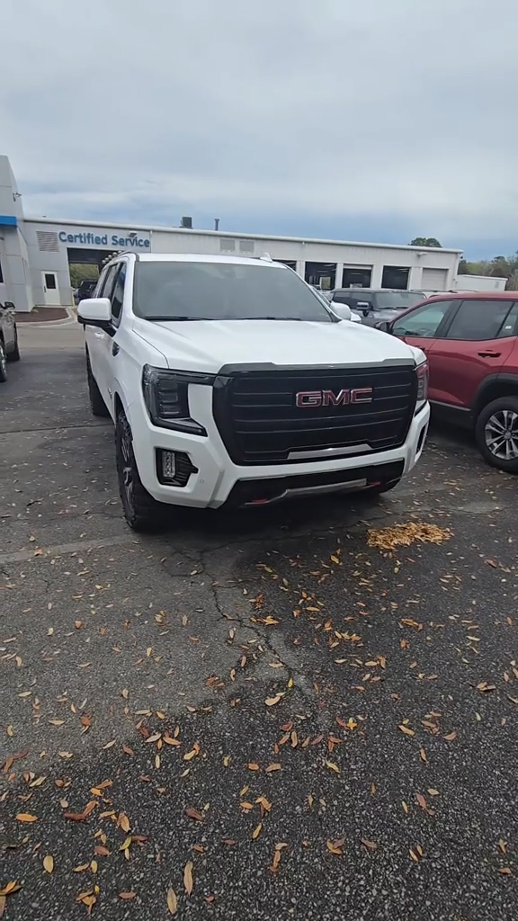 A GMC Yukon with off-road tires