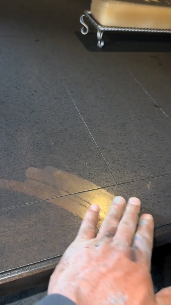 A soot-covered home following a fire