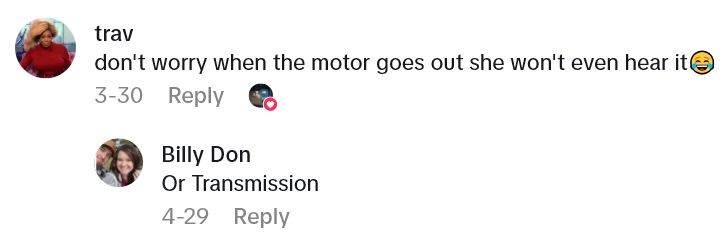 2025 05 13 18 32 04 A Vehicle Was Brought In For Being Too Noisy, But Then They Told Her That Her Husband Had Switched Her Tires