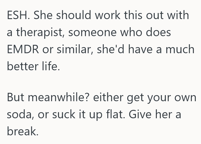 2025 05 19 20 51 03 Couple Has An Ongoing Argument About Her Weird Diet Coke Storage Habit, But Of Course Thats Not Really What Its About
