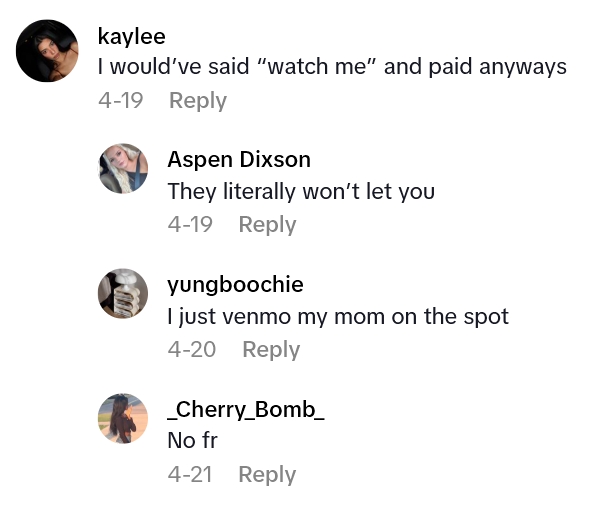 2025 05 25 18 44 09 No, I already know that thats your card.   Costco Customer Tried To Buy Her Mom Something At The Mega Store, But They Both Got Kicked Out Of Line