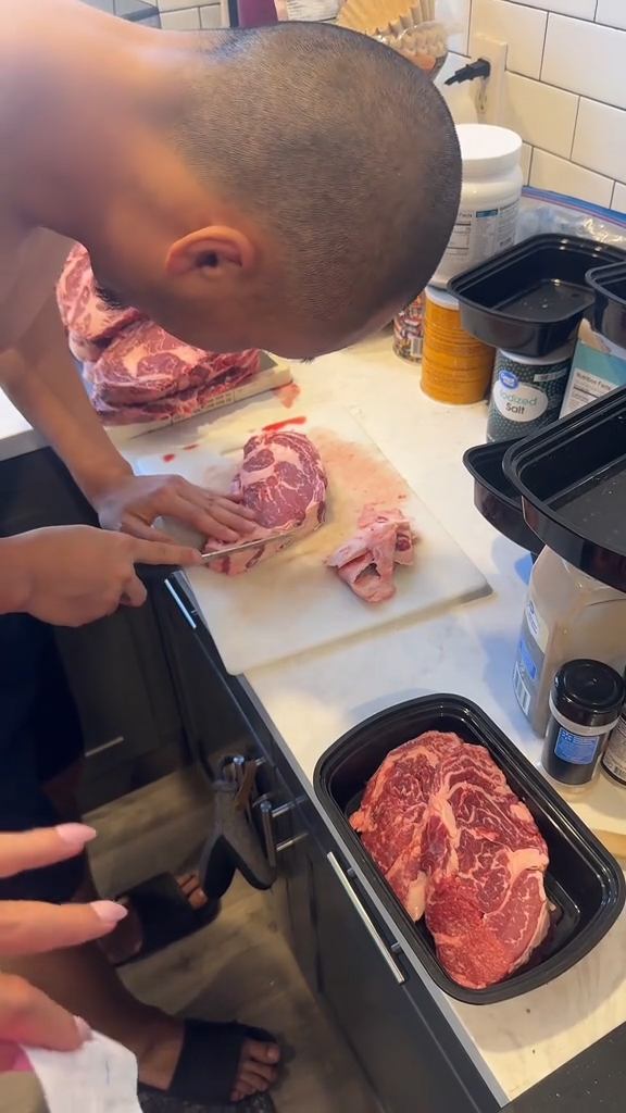 A ton of steak from Costco