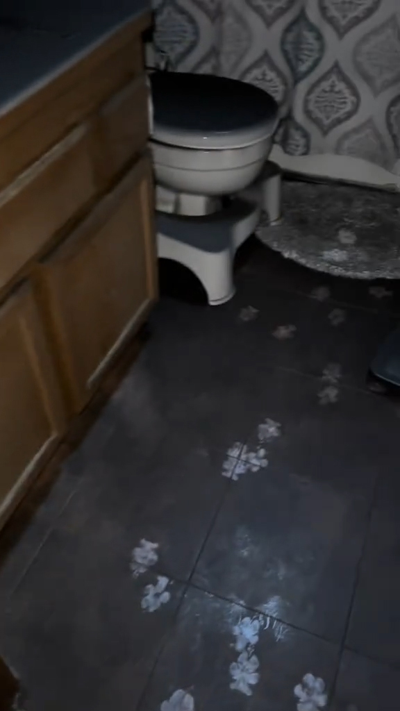 A soot-covered home following a fire