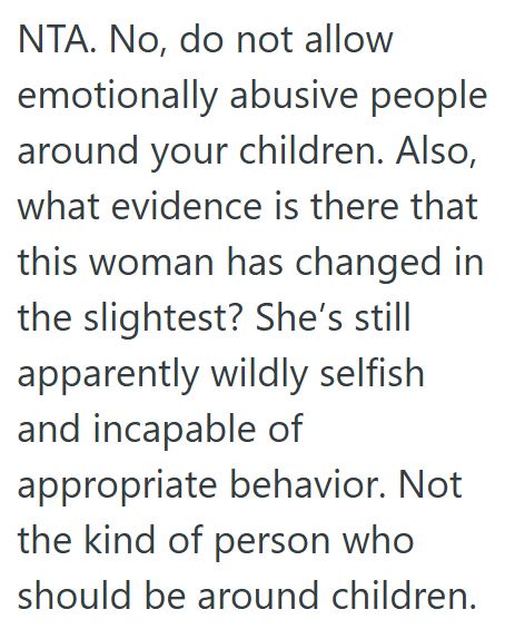 Comment 1 78 Her Mother Abandoned Her When She Was A Child, But Now That She Has A Child Of Her Own, Mom Wants To Swoop In And Be A Grandma