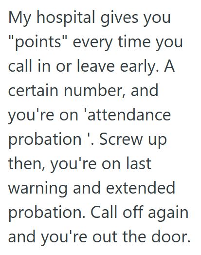 Comment 2 69 Nurses Manager Said She Would Be Written Up If She Called In Sick, So She Went To Work And Threw Up Everywhere