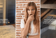 New Homeowner Just Discovered A Locked Door Behind A False Bookshelf. – ‘So the question is, do I crack it open?’