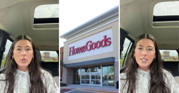 Woman complaining about Home Goods