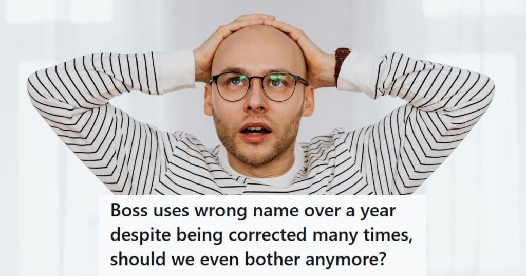 Man holding his bald head in disbelief of what he heard