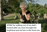 Her Mother’s Boyfriend Showed Up At Her Dad’s Funeral, So She Got Really Upset With Her Mother And Left