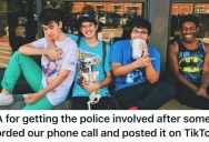 His Name And Personal Information Were In A Viral TikTok That Caused Harassment, So He Contacted Police