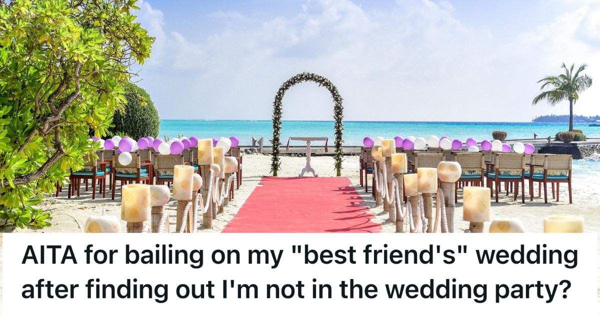 Wedding decorations on a beach