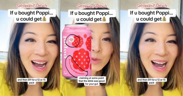 Woman talking to her camera