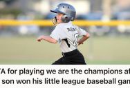 His Son’s Team Won The Game, But His Post-Game Play Of ‘We Are The Champions’ Didn’t Go Over Well