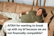 Young Lady Really Likes Her Boyfriend, But Since She Noticed That He Has No Ambition When It Comes To Money, She’s Thinking About Breaking Up With Him