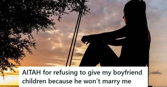 Woman sitting on a swing contemplating her future