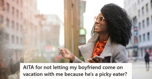 Woman smiling as she walks down the street