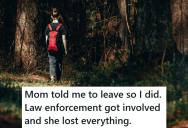 Her Horrible Mother Told Her To Leave, So She Stayed Gone Until The Police Got Involved And Discovered Mom’s Neglect
