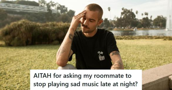 Frustrated and tired man sitting outside thinking about what to do