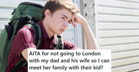 Sad boy with backpack