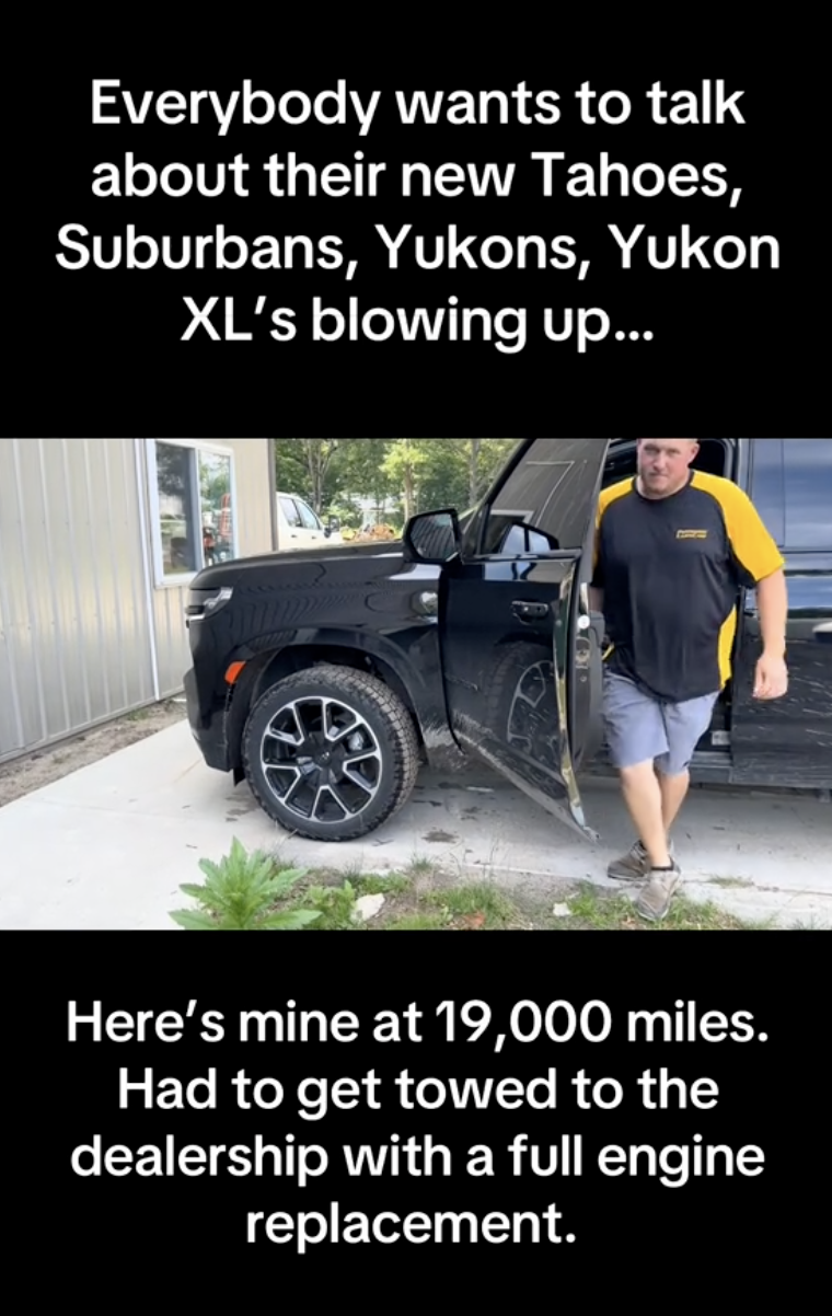 man exiting his truck