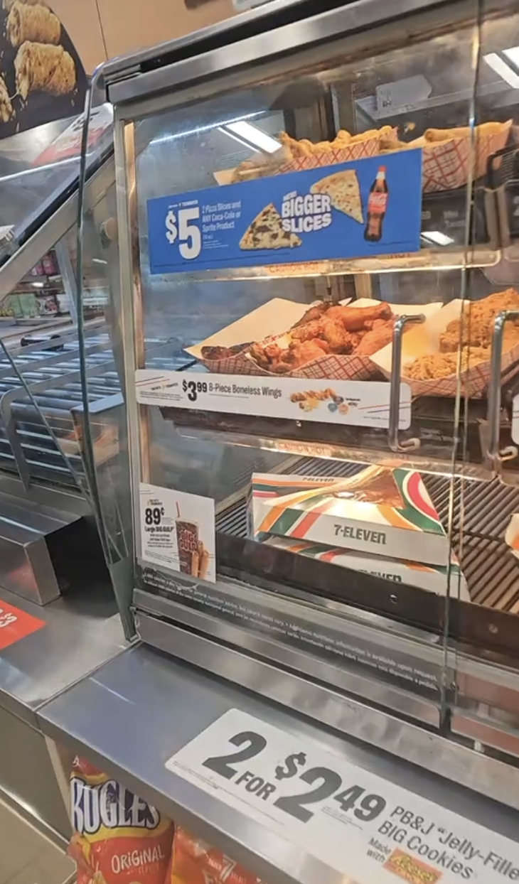food at a 7-eleven