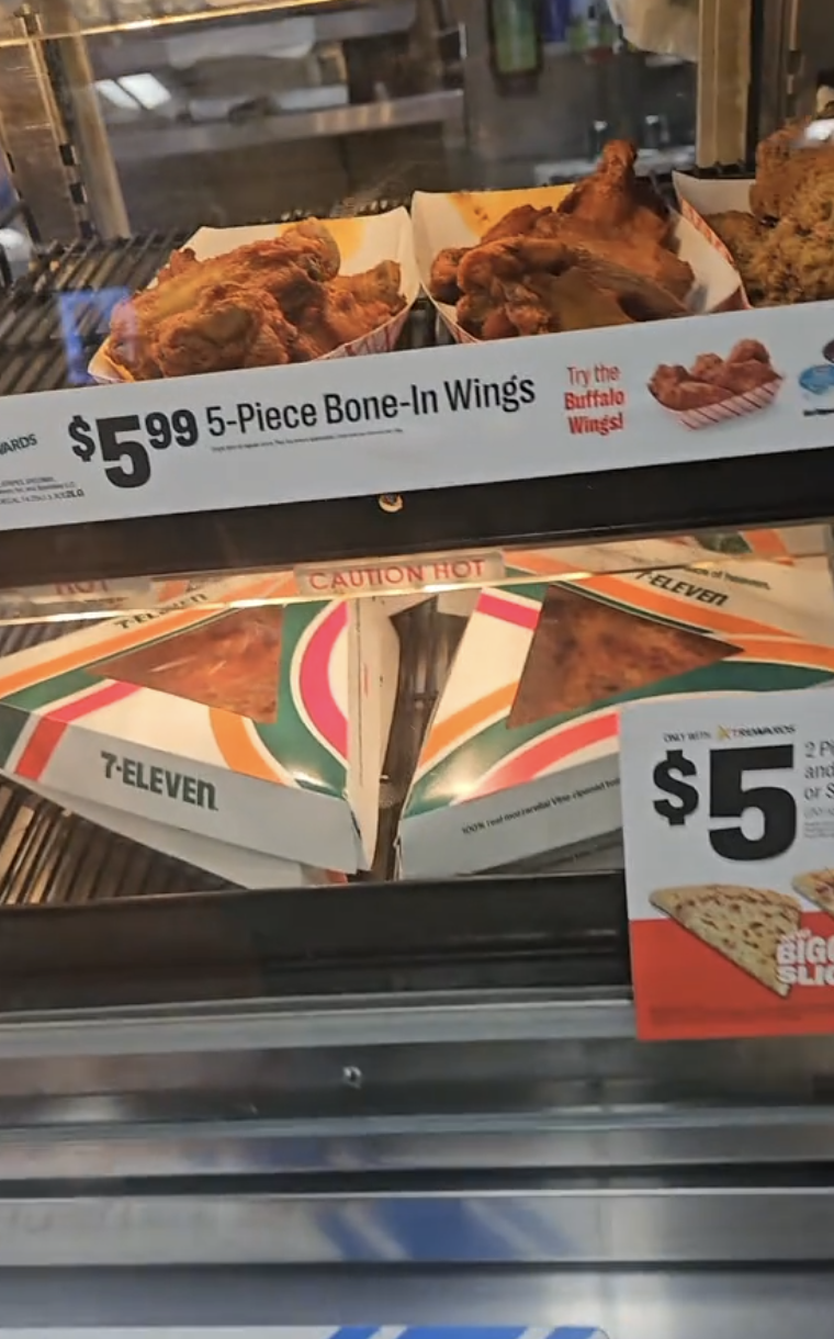 hot food at a gas station